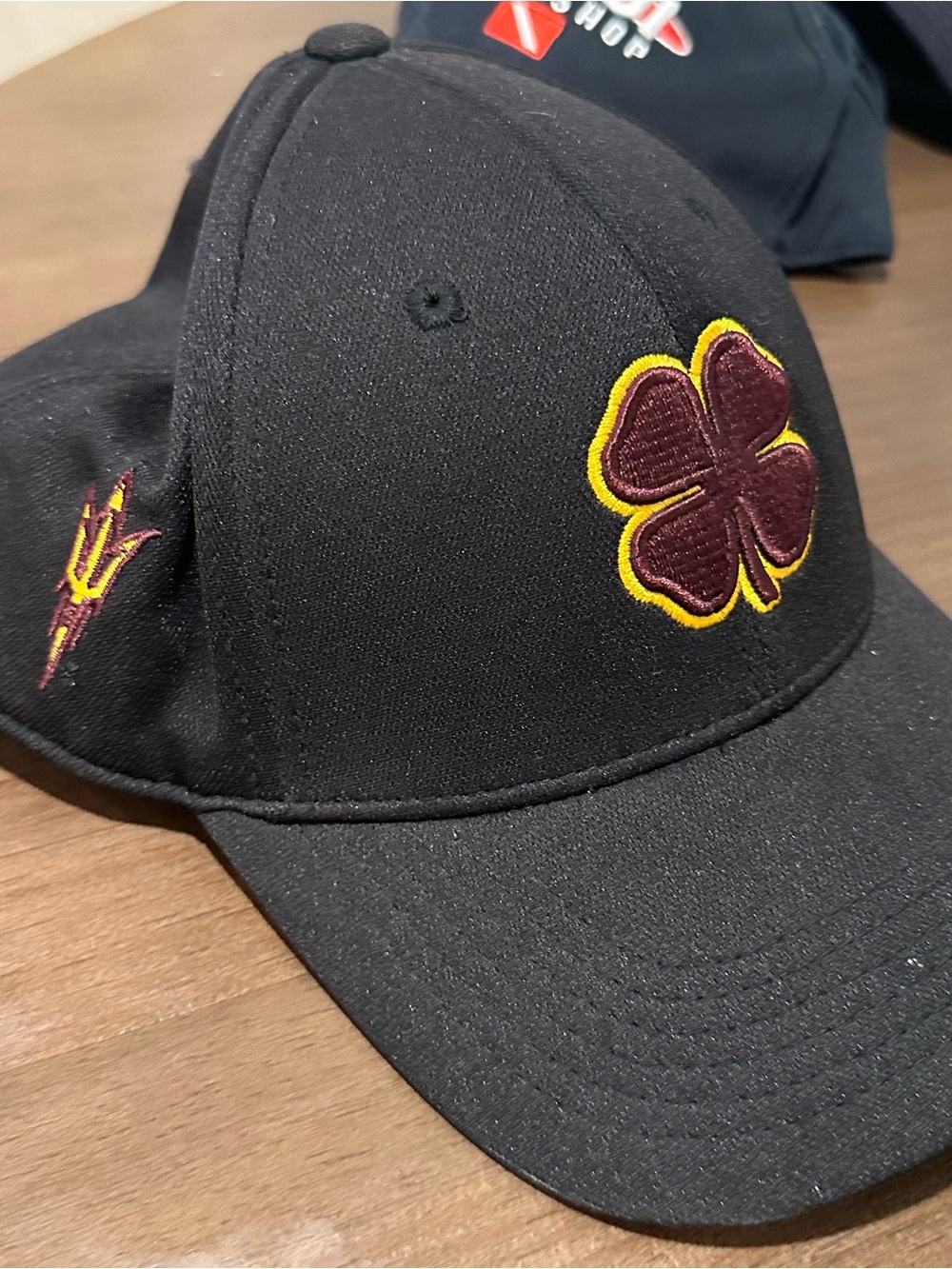 NWOT ASU Forks-Up Unisex Black Clover Cap